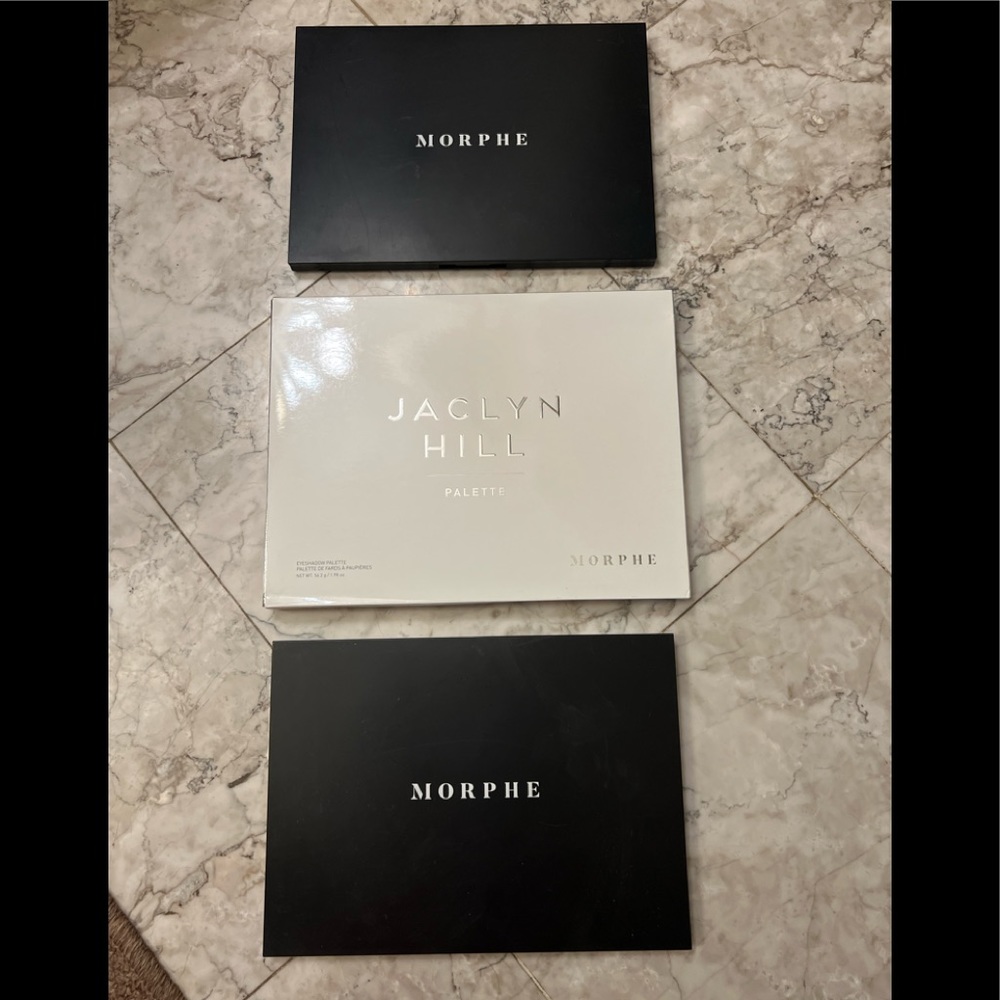 Set of 3 Morphe Eyeshadow Pallets (Jaclyn Hill/Nature360/Bronze Goals) LIKE NEW